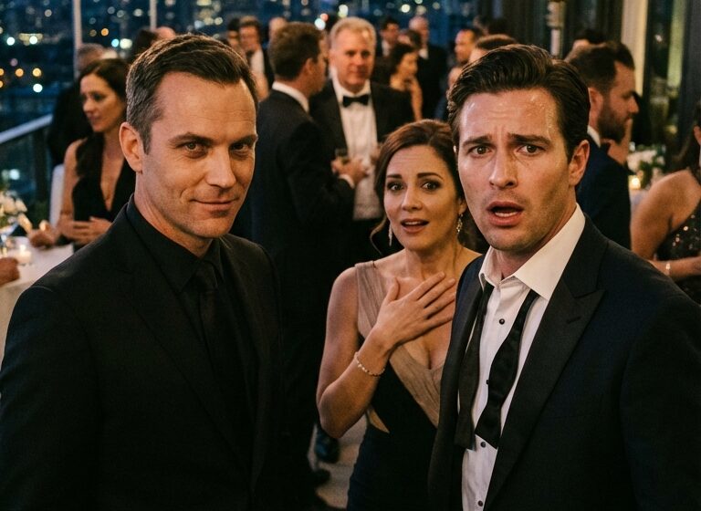  Je n’ai jamais dit au patron arrogant de ma femme que j’étais gestionnaire de fonds milliardaire. Pour lui, je n’étais qu’un « banlieusard lambda » en costume bon marché. Au gala de l’entreprise, il s’est moqué de moi devant tout le monde et m’a défié à un quiz contre son « équipe d’élite ». Il a même parié la prime de ma femme, en riant. J’ai accepté. Un silence de mort s’est abattu sur la salle. « Qui êtes-vous ? » a-t-il balbutié, puis il a passé le reste de la nuit à regretter amèrement d’avoir prononcé un seul mot… !