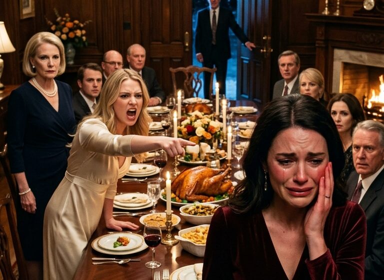  I accidentally brushed past my sister at Thanksgiving dinner. In front of 25 relatives, she slapped me across the face and screamed, ”Are you blind or just stupid?!’ My mother pointed to the door: ‘Apologize or get out.’ My father just stood there, holding the door open. They threw me out into the freezing night, completely forgetting that I was the only reason they had a roof over their heads for the last 16 years. I left without a word. But at 8:00 a.m. the next morning, their world came crashing down…