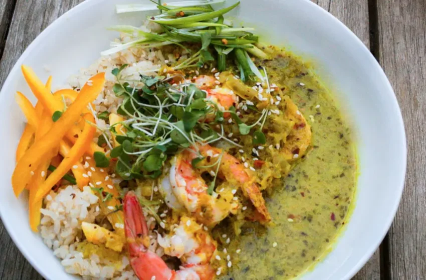  Curry au basilic et à la citronnelle