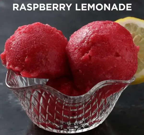  Sorbet à la limonade framboise