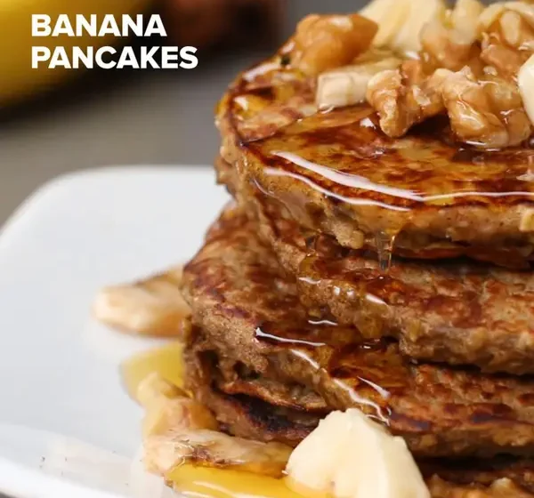  Healthy Banana Pancakes
