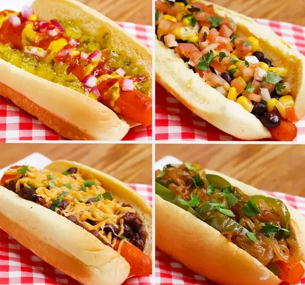  Carrot Dogs 4 Ways