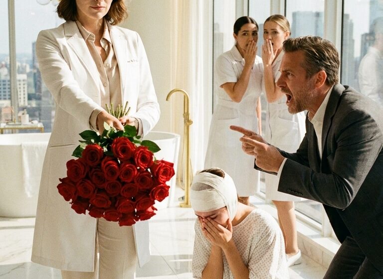  I never told my husband’s mistress that I was the renowned plastic surgeon she booked a consultation with. She didn’t recognize me in my mask and scrubs. She pointed to a photo of me on her phone and said, “I want to look better than this hag my boyfriend is married to. Make me younger so he finally dumps her.” I simply smiled behind my mask and nodded. The surgery was a masterpiece. She believed she was waking up with a face that would make me weep with envy. But when the final bandage was peeled away, her face went pale. She screamed in horror, dropping the mirror to the floor. I hadn’t made her younger. I had used my scalpel to carve her into an exact, permanent replica of…