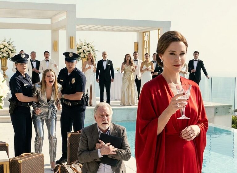  At my housewarming party for my new mansion, my sister arrived with luggage and announced to my friends that I was “vacating” the master suite for her. When I told her to leave, my father smashed my $10,000 crystal centerpiece and called me ungrateful. I didn’t yell. I walked to my office, grabbed a single folder, and handed it to him. As he read the first page, his face turned ash-white and he fell to