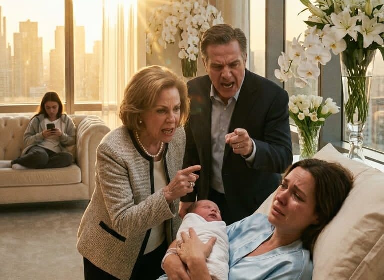  My mother-in-law burst into my postpartum recovery room, threw a stack of her daughter’s credit card bills onto my lap, and shrieked, ‘You’re making six figures, you need to pay off Chloe’s debt before her car gets repossessed!’ My husband grabbed the railing of my hospital bed, leaned over me, and hissed, ‘My sister is family. Transfer the money from your maternity bonus right now or don’t bother coming home.’ I didn’t say a word. I simply opened my MacBook and BCC’d them both on a single email. In an instant, the color drained from their faces…