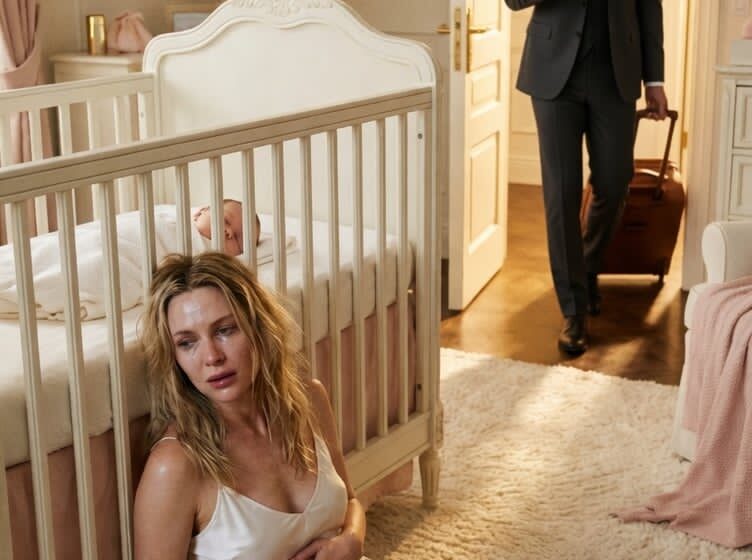  My husband dismissed my postpartum hemorrhaging as “just a heavy period” and told me to stop being a “drama queen” so he could enjoy his birthday weekend at a mountain resort. While he was posting videos of expensive steaks and cigars, I was collapsing on the nursery floor, my vision fading as I bled out alone with our newborn. Three days later, he walked in humming a song, clutching a souvenir watch he bought for himself… His face turned ghostly white as he saw the blood-stained carpet and the empty bassinet, realizing his “celebration” had left him a widower before the age of 30.