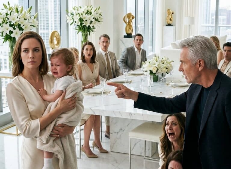  When I showed up at my sister’s family dinner with my 6-year-old daughter, my mother came outside and quietly told me, “You weren’t supposed to come tonight.” So we drove away. But 9 minutes later, my father called in a rage and told me to come back immediately—what he revealed in front of everyone changed the entire night.
