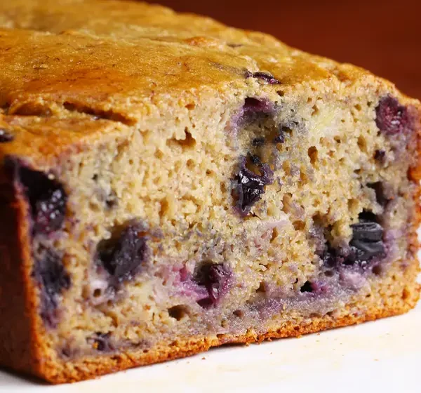  Healthy Blueberry Banana Bread