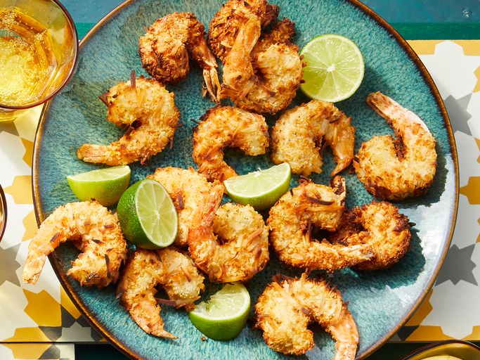  🍤 Crispy Air-Fried Coconut Shrimp 🥥