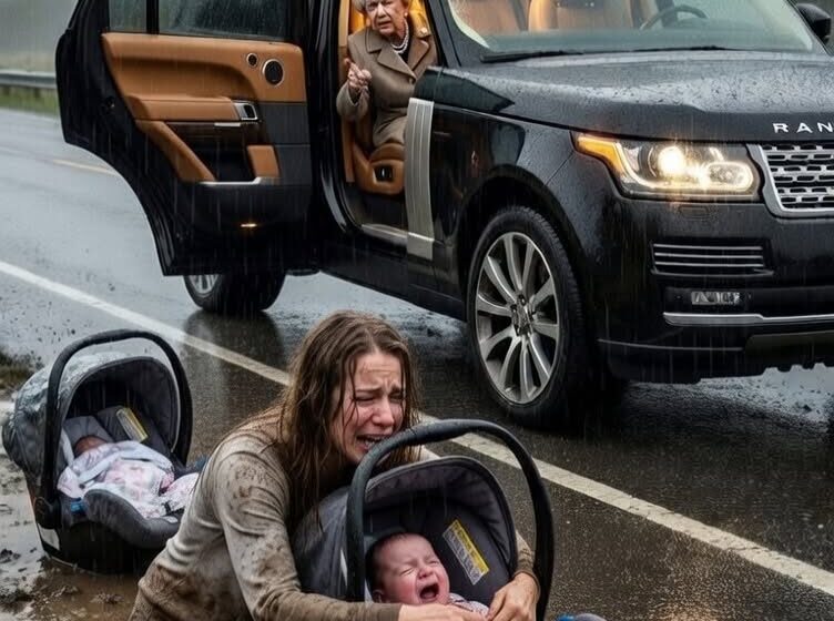  Get out of the car right now,” my mother ordered while rain hammered the highway and my three-day-old twins cried in their car seats, and when I begged her to stop because the babies were newborns, my father grabbed my hair and pushed me out onto the road while the car was still moving… then my mother threw my babies after me into the mud and said, “Divorced women don’t deserve children.” Years later, those same people stood at my door begging for help.