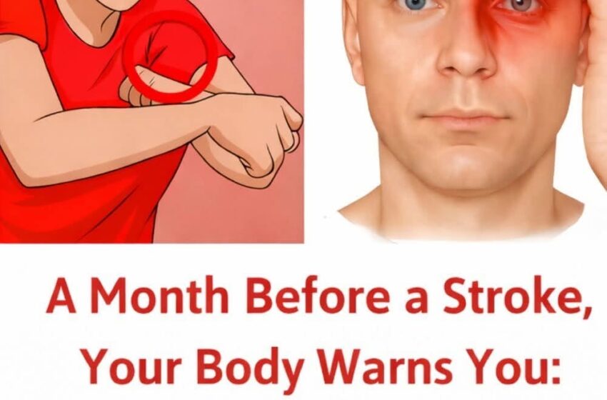  A month before a stroke, your body warns you: 10 signs not to ignore