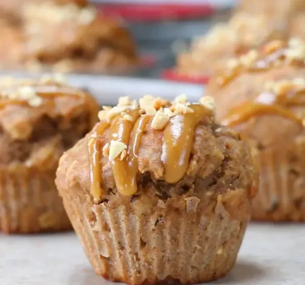 Peanut Butter Banana Oatmeal Muffins