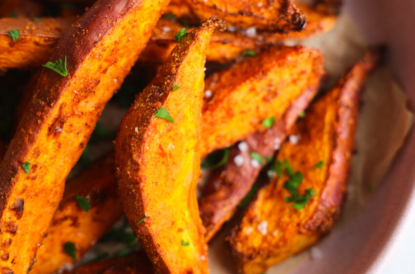  🍠 Crispy Air-Fried Sweet Potato Fries 🍟