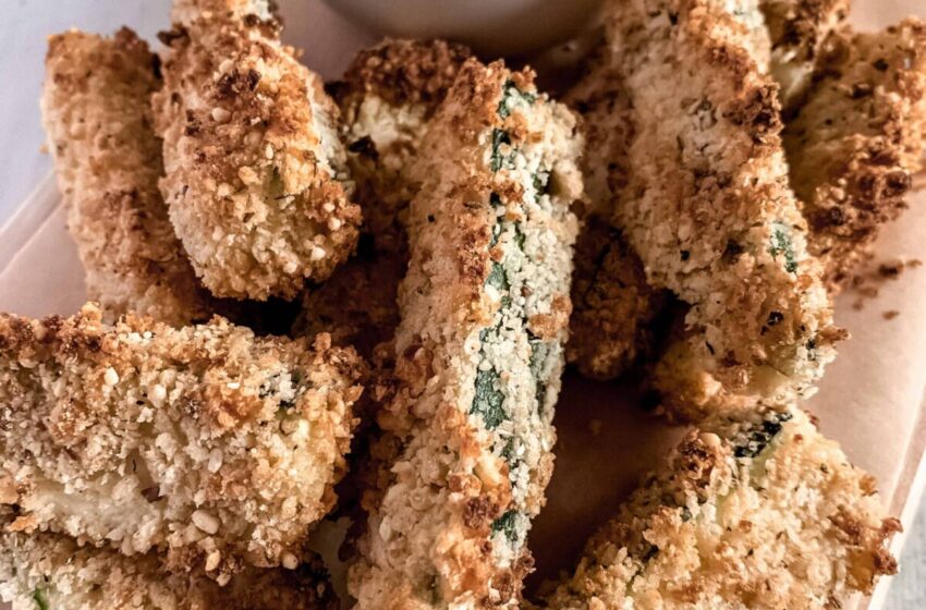  🍟 Extra-Crispy Air-Fried Zucchini Fries 🌿