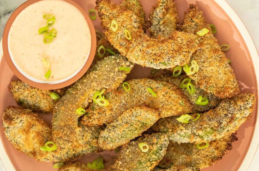  🥑 Crispy Air-Fried Guacamole Bites 🌮