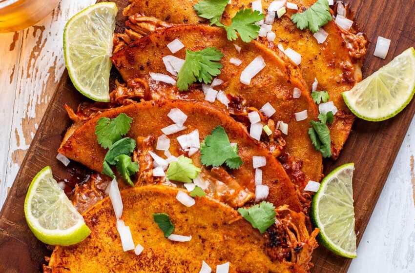  🌮 Extra-Crispy Air-Fried Birria Tacos 🧀