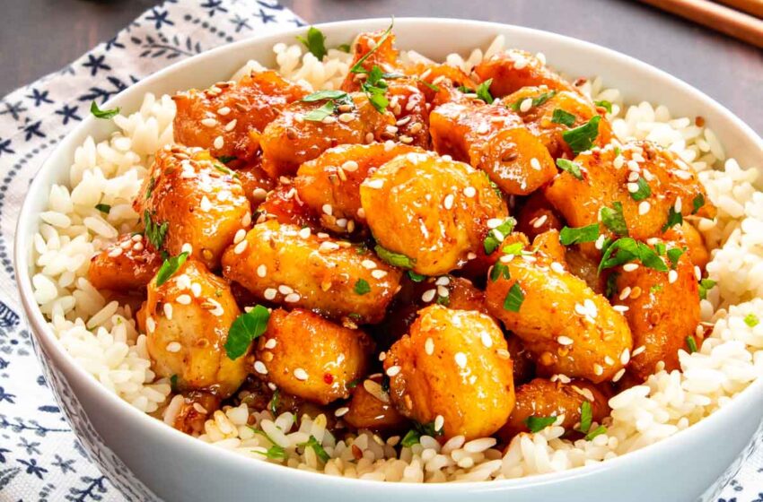  🍗 Crispy Honey Garlic Butter Chicken Bites 🧄