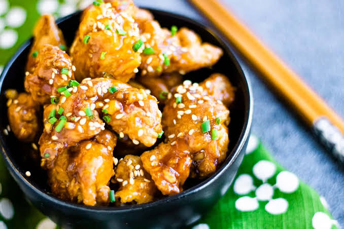  🍊 Extra-Crispy Air-Fried Sticky Orange Chicken Bites 🥢