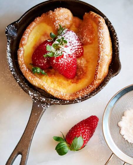  🥞 Extra-Crispy Air-Fried Dutch Baby Pancake 🍓