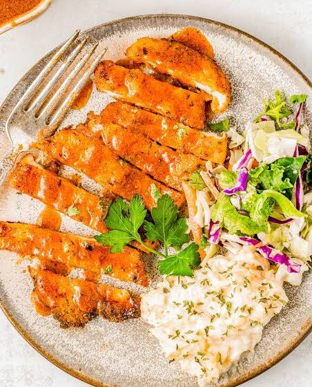  🍗 Extra-Crispy Air-Fried Hot Honey Chicken Katsu 🍯