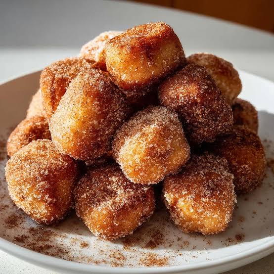  🍫 Extra-Crispy Air-Fried Chocolate Hazelnut Churro Bites 🤎