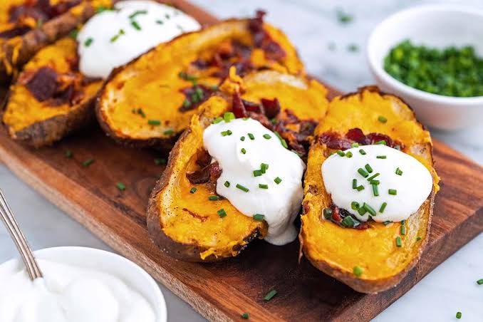  🥔 Extra-Crispy Air-Fried Loaded Potato Skin Crisps 🥓