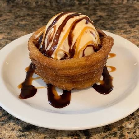  🍫 Crispy Cinnamon-Sugar Churro Ice Cream Bowls 🍨
