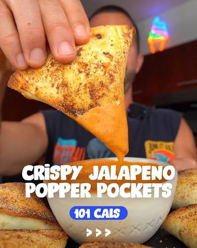  . 🧀 Crispy Jalapeño Popper Pocket Squares 🌶️