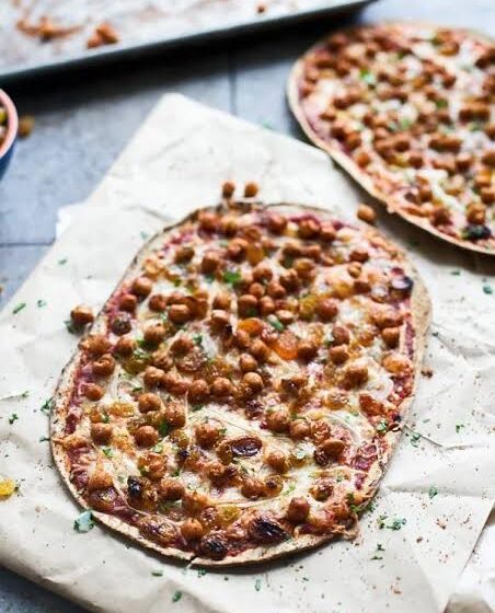  🫓 Air-Fried Crispy Spiced Chickpea Flatbreads 🌿 (Lunch)