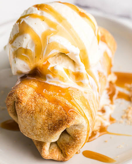  🍏 Crispy Air-Fried Apple Pie Chimichangas 🍯