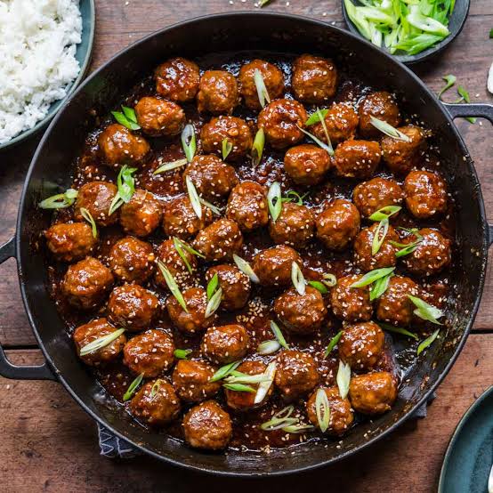  🧄 Honey Garlic Glazed Meatballs 🧆