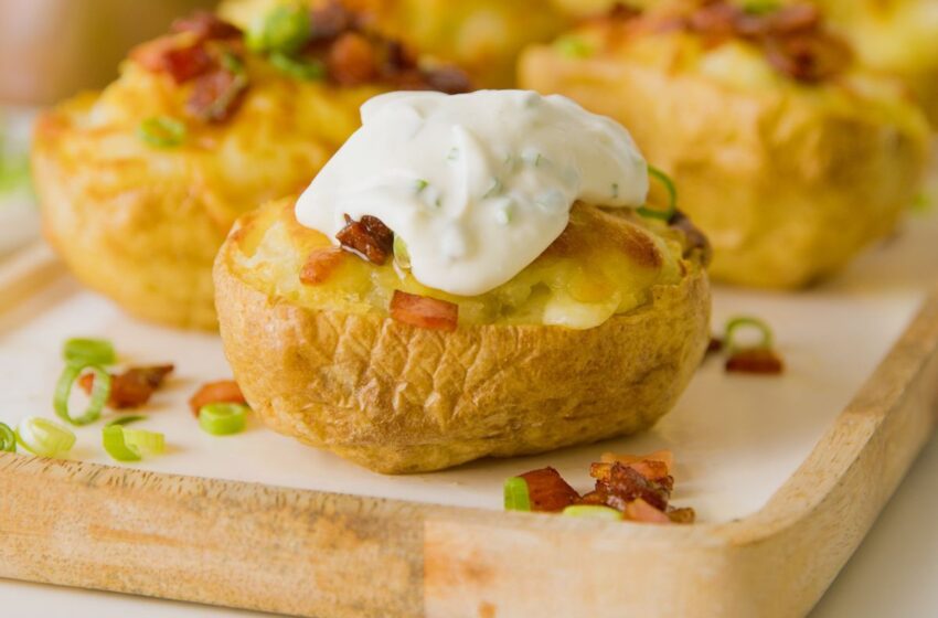  Ultra-Crispy Air-Fried Loaded Potato Skins 🧀