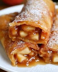  🍎 Crispy Cinnamon Apple Pie Chimichangas 🍏