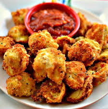  🧀 Crispy Parmesan Fried Tortellini Bites 🍅