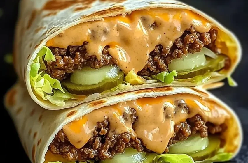  Big Mac Wraps Recipe🍔🧀