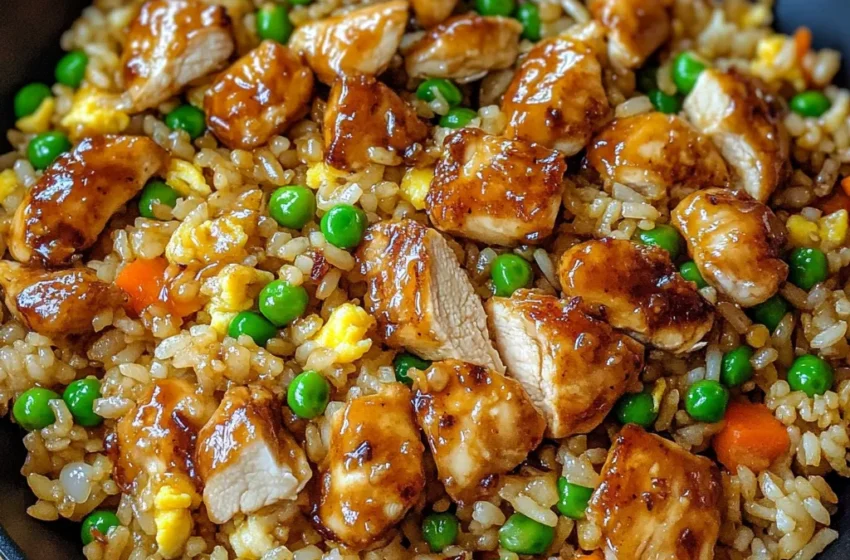  🍗🌶️ Bang Bang Chicken Fried Rice 🌶️🍚