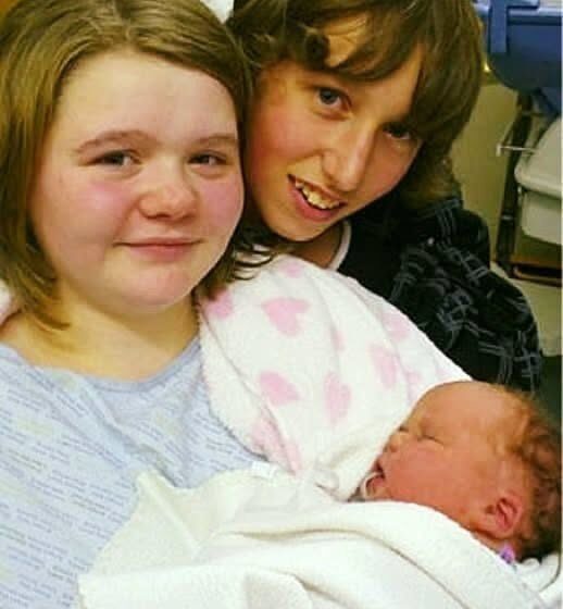  The 14-year-olds became Britain’s youngest parents