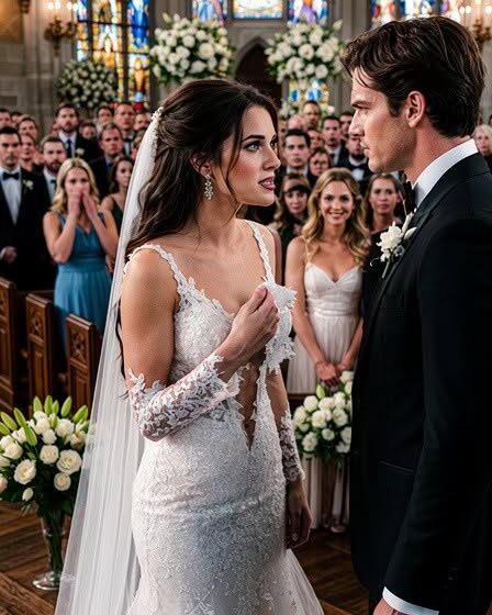  The groom tore my wedding dress to throw me out, but forty-seven black vehicles arrived because I had already removed him from everything he thought he owned..