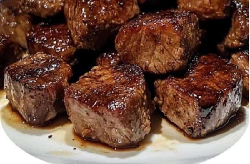  🥩 Crockpot Steak Bites – Tender, Flavorful, and Melt-In-Your-Mouth Delicious! 🔥