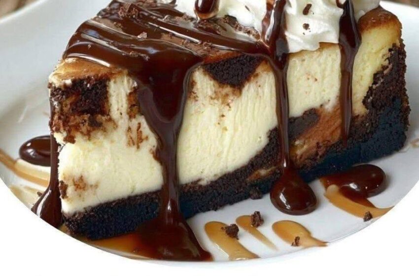  🍫🍨 Brownie Sundae Cheesecake 🍨🍫