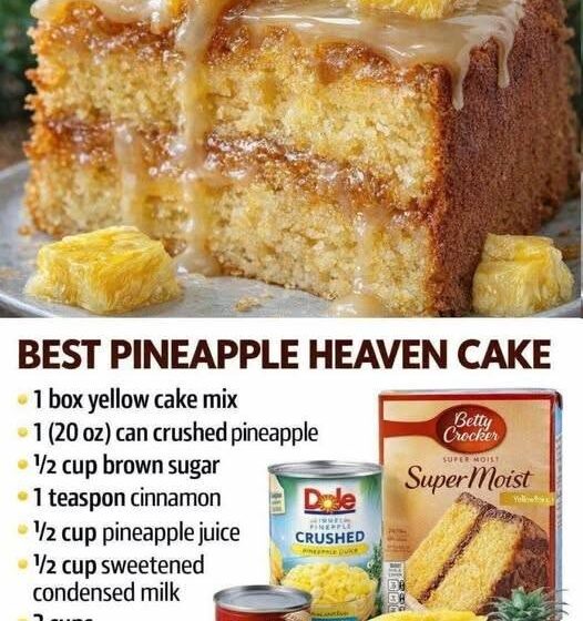 Juicy Pineapple Heaven Cake Recipe