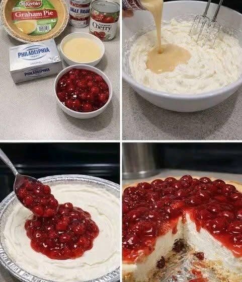  Cherry Cheesecake
