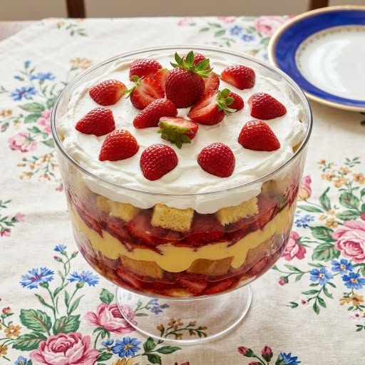  Strawberry Shortcake Trifle