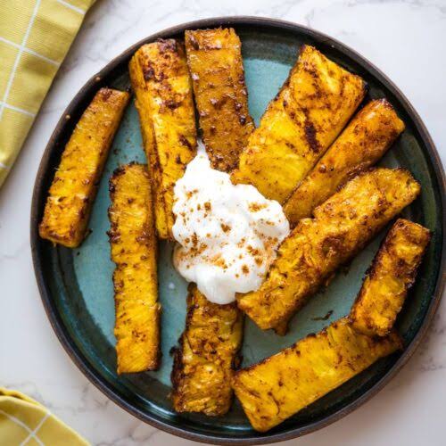  🍍 Air-Fried Spicy Sweet Chili Pineapple Wedges 🌶️