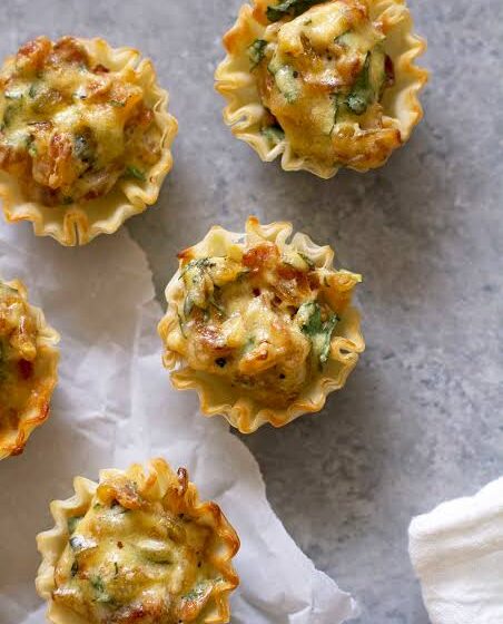  🧅 Air-Fried Savory French Onion Tartlets 🇫🇷