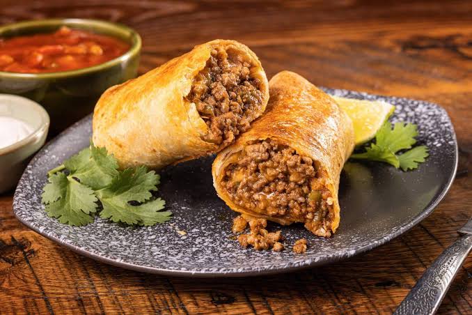  🥩 Air-Fried Crispy Beef Chimichangas 🇲🇽 (Dinner)